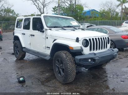 2021 JEEP WRANGLER UNLIMITED SAHARA ALTITUDE 4X4 White  Gasoline 1C4HJXEG3MW505192 photo #1