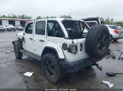 2021 JEEP WRANGLER UNLIMITED SAHARA ALTITUDE 4X4 White  Gasoline 1C4HJXEG3MW505192 photo #4