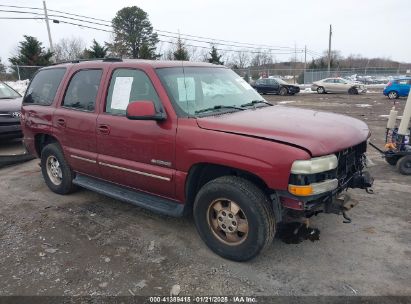 2003 CHEVROLET TAHOE LT Red  Flexible Fuel 1GNEK13Z63J160910 photo #1