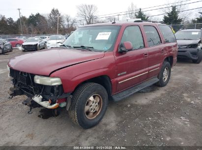 2003 CHEVROLET TAHOE LT Red  Flexible Fuel 1GNEK13Z63J160910 photo #3