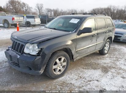 2009 JEEP GRAND CHEROKEE LAREDO Black  Gasoline 1J8GR48K29C545817 photo #3