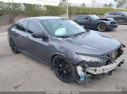 2018 HONDA CIVIC LX Gray  Gasoline 2HGFC2F51JH608981 photo #1