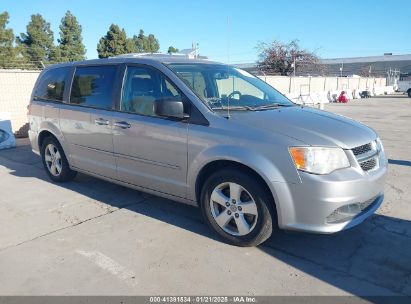 2013 DODGE GRAND CARAVAN SE Silver  Flexible Fuel 2C4RDGBG9DR671693 photo #1