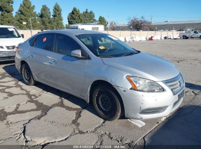 2014 NISSAN SENTRA FE+ S/FE+ SV/S/SL/SR/SV Silver  Gasoline 3N1AB7AP6EL671852 photo #1