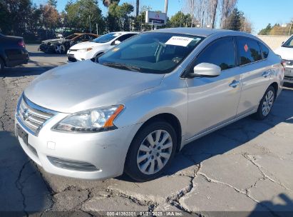 2014 NISSAN SENTRA FE+ S/FE+ SV/S/SL/SR/SV Silver  Gasoline 3N1AB7AP6EL671852 photo #3