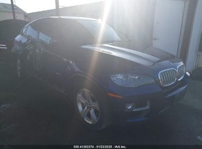 2013 BMW X6 XDRIVE50I Blue  Gasoline 5UXFG8C51DL591955 photo #1