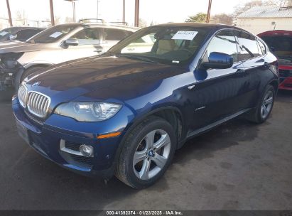 2013 BMW X6 XDRIVE50I Blue  Gasoline 5UXFG8C51DL591955 photo #3