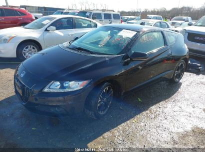 2015 HONDA CR-Z EX Black  Hybrid JHMZF1D63FS001259 photo #3