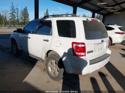 2008 FORD ESCAPE HYBRID White  Hybrid 1FMCU59HX8KA17102 photo #4