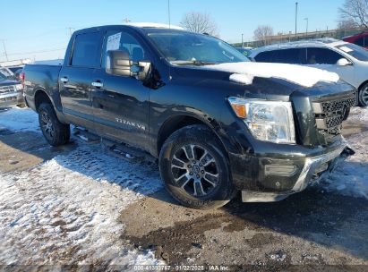 2020 NISSAN TITAN SV 4X4 Black  Gasoline 1N6AA1ED2LN511667 photo #1