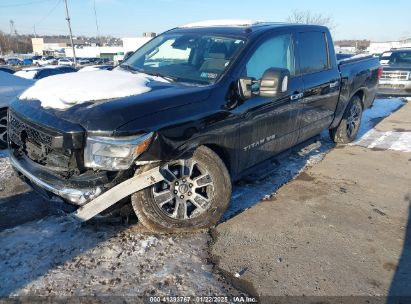 2020 NISSAN TITAN SV 4X4 Black  Gasoline 1N6AA1ED2LN511667 photo #3