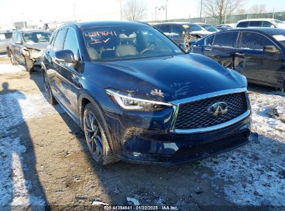 2019 INFINITI QX50 ESSENTIAL Blue  Gasoline 3PCAJ5M34KF111514 photo #1