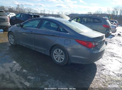 2013 HYUNDAI SONATA GLS Gray  Gasoline 5NPEB4AC9DH586089 photo #4