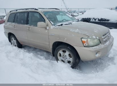 2006 TOYOTA HIGHLANDER LIMITED V6 Gold  Gasoline JTEEP21A760151409 photo #1