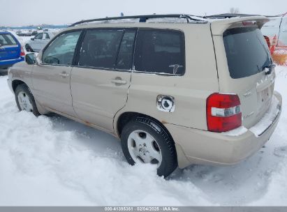 2006 TOYOTA HIGHLANDER LIMITED V6 Gold  Gasoline JTEEP21A760151409 photo #4