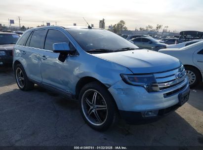 2008 FORD EDGE LIMITED Blue  Gasoline 2FMDK49C38BB03709 photo #1