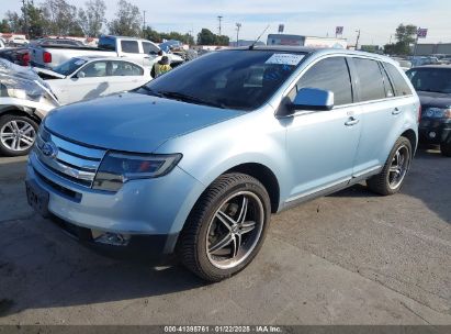 2008 FORD EDGE LIMITED Blue  Gasoline 2FMDK49C38BB03709 photo #3