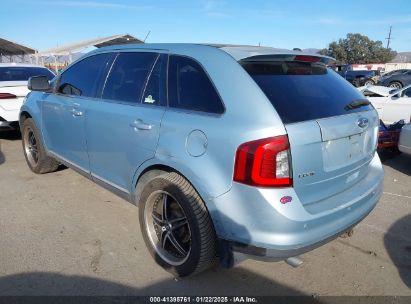 2008 FORD EDGE LIMITED Blue  Gasoline 2FMDK49C38BB03709 photo #4