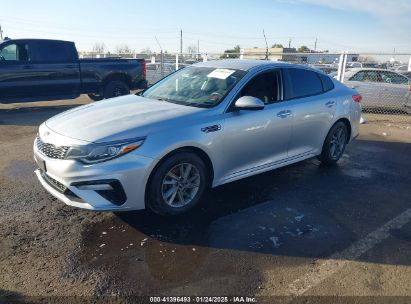 2020 KIA OPTIMA LX Silver  Gasoline 5XXGT4L38LG387483 photo #3