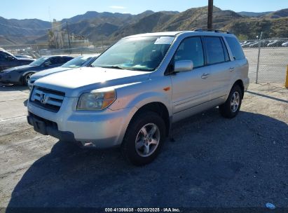 2006 HONDA PILOT EX-L Gray  Gasoline 5FNYF28576B044908 photo #3