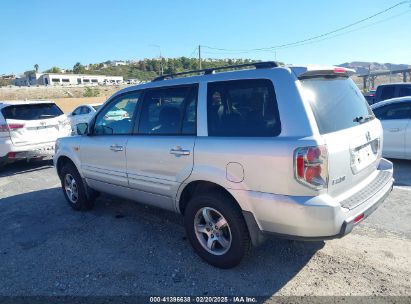 2006 HONDA PILOT EX-L Gray  Gasoline 5FNYF28576B044908 photo #4