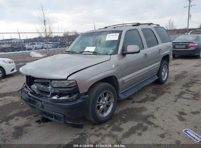 2002 CHEVROLET TAHOE LT Gray  Flexible Fuel 1GNEC13Z82R242330 photo #3