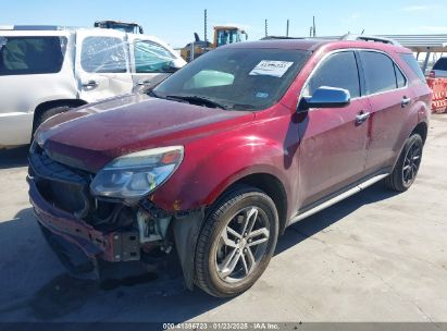 2017 CHEVROLET EQUINOX PREMIER Maroon  Gasoline 2GNFLGE34H6224198 photo #3