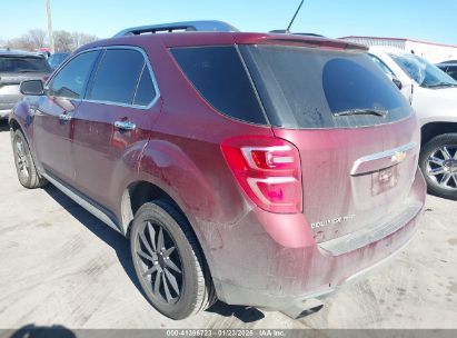 2017 CHEVROLET EQUINOX PREMIER Maroon  Gasoline 2GNFLGE34H6224198 photo #4