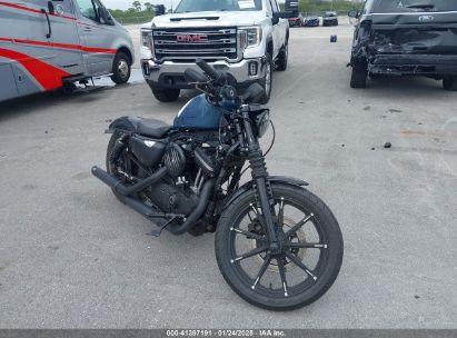 2017 HARLEY-DAVIDSON XL883 IRON 883 Blue  Gasoline 1HD4LE215HC431633 photo #1