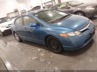 2007 HONDA CIVIC LX Blue  Gasoline 1HGFA16577L018974 photo #1