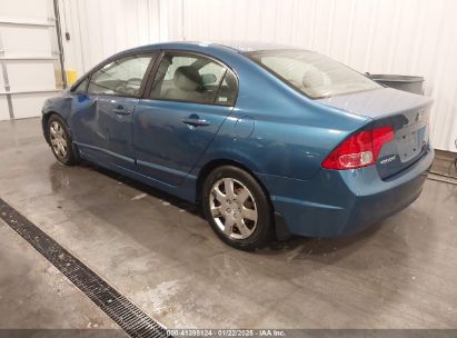 2007 HONDA CIVIC LX Blue  Gasoline 1HGFA16577L018974 photo #4