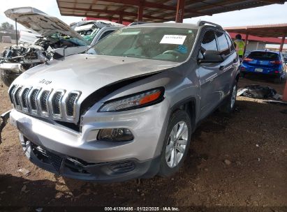 2015 JEEP CHEROKEE SPORT Silver  Gasoline 1C4PJLAB5FW620197 photo #3