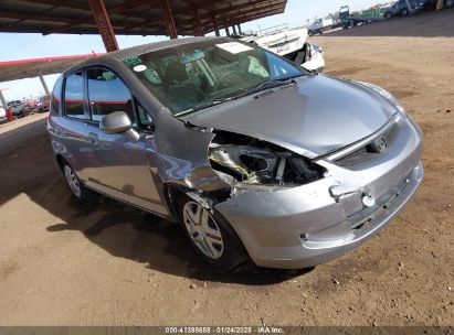 2007 HONDA FIT Silver  Gasoline JHMGD37477S026170 photo #1