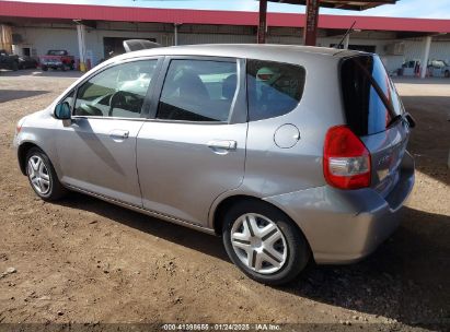 2007 HONDA FIT Silver  Gasoline JHMGD37477S026170 photo #4