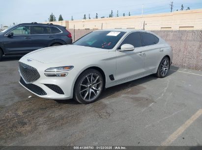 2025 GENESIS G70 2.5T RWD White  Gasoline KMTG34SC6SU147814 photo #3