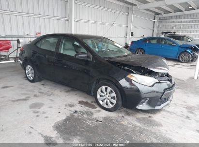 2015 TOYOTA COROLLA LE Black  Gasoline 2T1BURHE8FC424297 photo #1