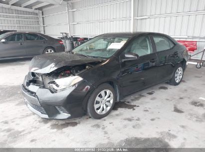 2015 TOYOTA COROLLA LE Black  Gasoline 2T1BURHE8FC424297 photo #3