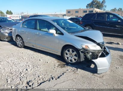 2010 HONDA CIVIC LX Silver  Gasoline 2HGFA1F51AH319633 photo #1