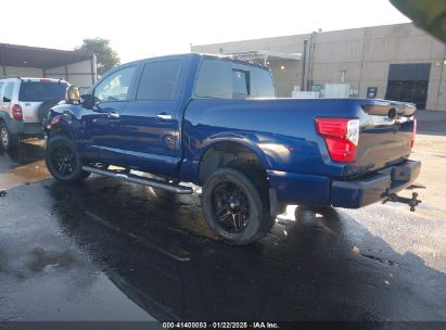 2017 NISSAN TITAN SL Blue  Gasoline 1N6AA1E56HN526155 photo #4