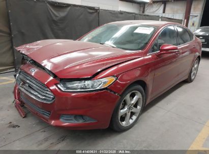 2013 FORD FUSION SE Red  Gasoline 3FA6P0H78DR386332 photo #3