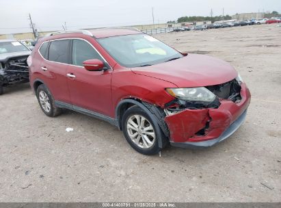 2014 NISSAN ROGUE SV Red  Gasoline 5N1AT2MVXEC810315 photo #1