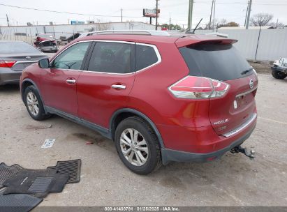 2014 NISSAN ROGUE SV Red  Gasoline 5N1AT2MVXEC810315 photo #4