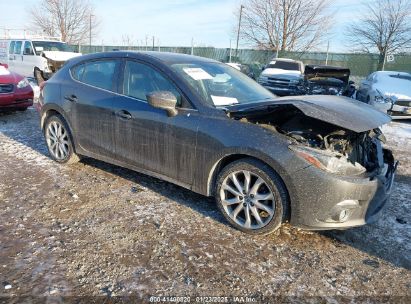 2015 MAZDA MAZDA3 S GRAND TOURING Gray  Gasoline JM1BM1M30F1223780 photo #1