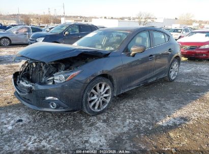 2015 MAZDA MAZDA3 S GRAND TOURING Gray  Gasoline JM1BM1M30F1223780 photo #3