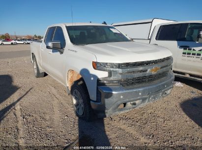 2022 CHEVROLET SILVERADO 1500 LTD 4WD DOUBLE CAB STANDARD BED LT White  Gasoline 1GCRYDED9NZ165227 photo #1