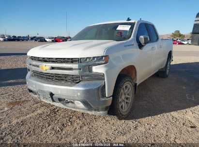 2022 CHEVROLET SILVERADO 1500 LTD 4WD DOUBLE CAB STANDARD BED LT White  Gasoline 1GCRYDED9NZ165227 photo #3