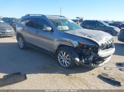 2017 JEEP CHEROKEE LIMITED FWD Gray  Gasoline 1C4PJLDB1HW517745 photo #1