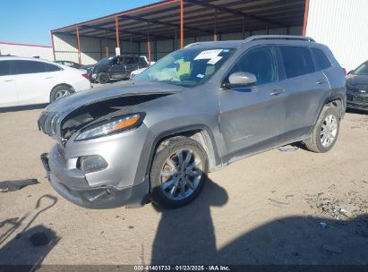 2017 JEEP CHEROKEE LIMITED FWD Gray  Gasoline 1C4PJLDB1HW517745 photo #3