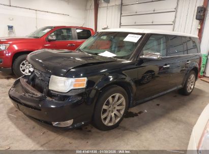 2009 FORD FLEX LIMITED Dark Blue  Gasoline 2FMEK63C39BA78076 photo #3