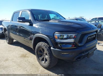 2020 RAM 1500 REBEL  4X4 5'7 BOX Black  Gasoline 1C6SRFLT2LN127094 photo #1